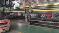Nouvelle machine horizontale CNC YAWO International de 10 mètres, robuste, 4 postes d'outillage, vitesse de broche de 7,5 à 1000 tr/min pour l'usinage
