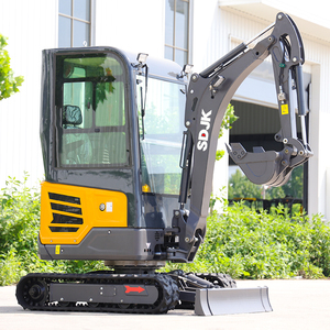 Mini-excavatrice 1 tonne 2 tonnes avec moteur Kubota certifié CE EPA, petite micro-pelle pour travaux de jardinage et agricoles, livraison gratuite, à vendre - Product Image 6