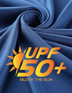 맞춤형 남성용 태양 보호 긴 소매 수영 셔츠 UPF 50 + 루즈핏 래쉬가드 낚시 빠른 건조 래쉬가드 - Product Image 6