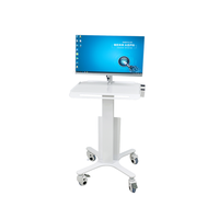 Ordinateur de cabinet dentaire avec chariot d'alimentation UPS pour affichage clinique