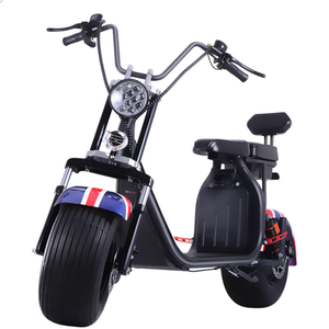 Vente en gros de scooters électriques à deux roues de 1500 W, 60 V, 45 km/h, avec pneus larges, batterie au lithium, scooters électriques pour adultes - Product Image 2