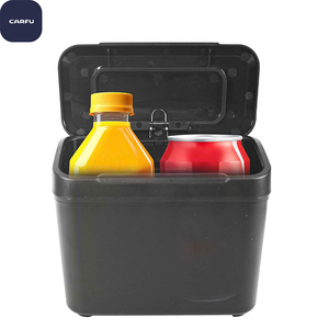Car <b>Portable</b> Folding Mini Plastic Waterproof Collapsible Garbage Bin Cover Dustbin Trash Bin Car Trash Can With Lid for Car - Product Image 3