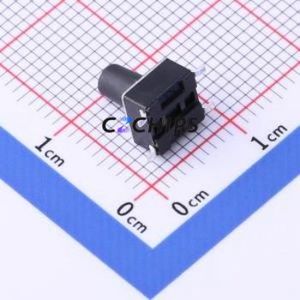 TSD003B08518A Tactile Switch SMD-4P,6x6mm Switch Round Button 1.8N Vertical Mount 6mm - Product Image 2