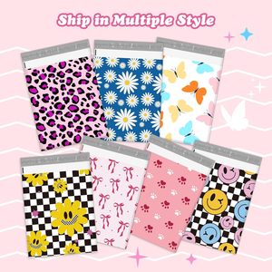 Bolsas de Envío Ecológicas Impermeables para Ropa, con Adhesivo Fuerte, Autosellables, Sobres de Poliéster para Pequeñas Empresas con Lazos Rosas - Product Image 2