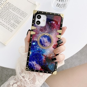 <span class=keywords><strong>Funda</strong></span> protectora de teléfono móvil, cubierta trasera de chapado cuadrado, Rosa holográfica para <span class=keywords><strong>iphone</strong></span> 12 pro - Product Image 6