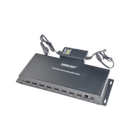 DMB 8908A EC Portable 8 Channel HD Entrada HEVC H.265 H.264 Codificador 8 Canales IP HLS RTMP Codificador de video en vivo