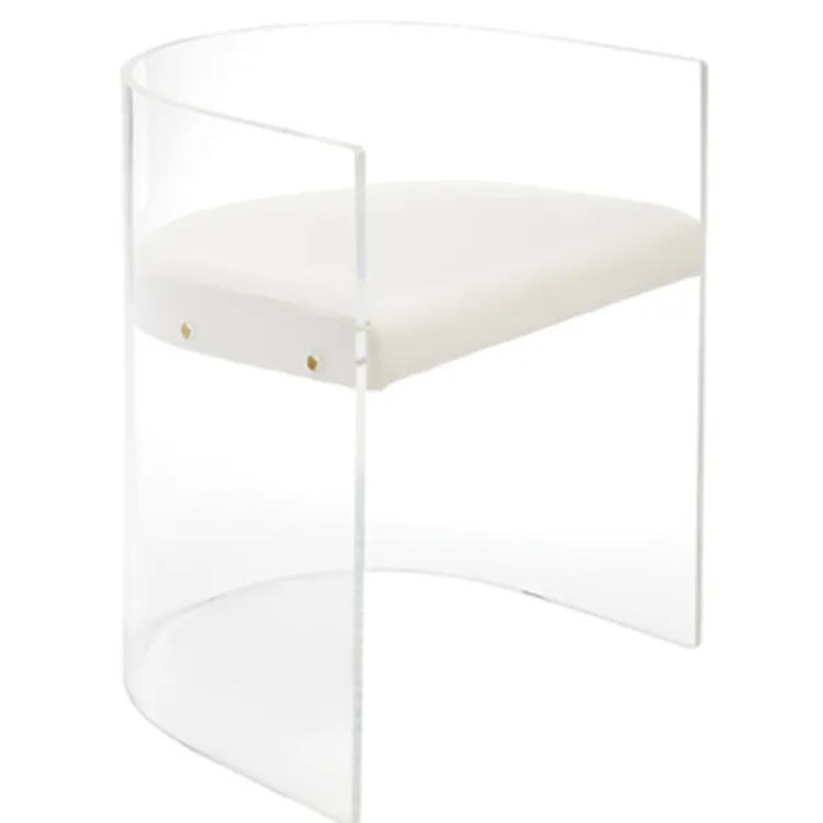 Factory Unique Design Acrylic Chair Transparent Coffee Chair Dinning Clear Chair