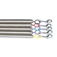 Hengsheng OME personnalisé en acier inoxydable à usage industriel en spirale en métal zingué ressort d'extension de torsion avec crochet d'extrémité