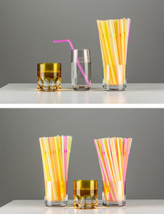 Ống hút nhựa nhiều màu siêu dài, cỡ jumbo, dùng cho tiệc tùng, đựng đồ uống - Tên sản phẩm: Ống hút PLA - Product Image 4