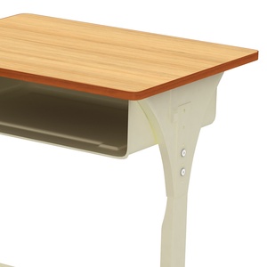 Muebles Escolares de Madera Duraderos de Fábrica en Guangzhou, China, Escritorio Grande para Estudiantes, Mesas y Sillas para Aulas Infantiles, Hogar y Oficina - Product Image 4