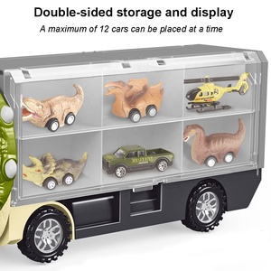 Friction <span class=keywords><strong>dinosaure</strong></span> Transport <span class=keywords><strong>transporteur</strong></span> <span class=keywords><strong>camion</strong></span> jouet enfants Double face stockage Dino voiture Transport <span class=keywords><strong>camion</strong></span> jouer ensemble avec lumières et musique - Product Image 3