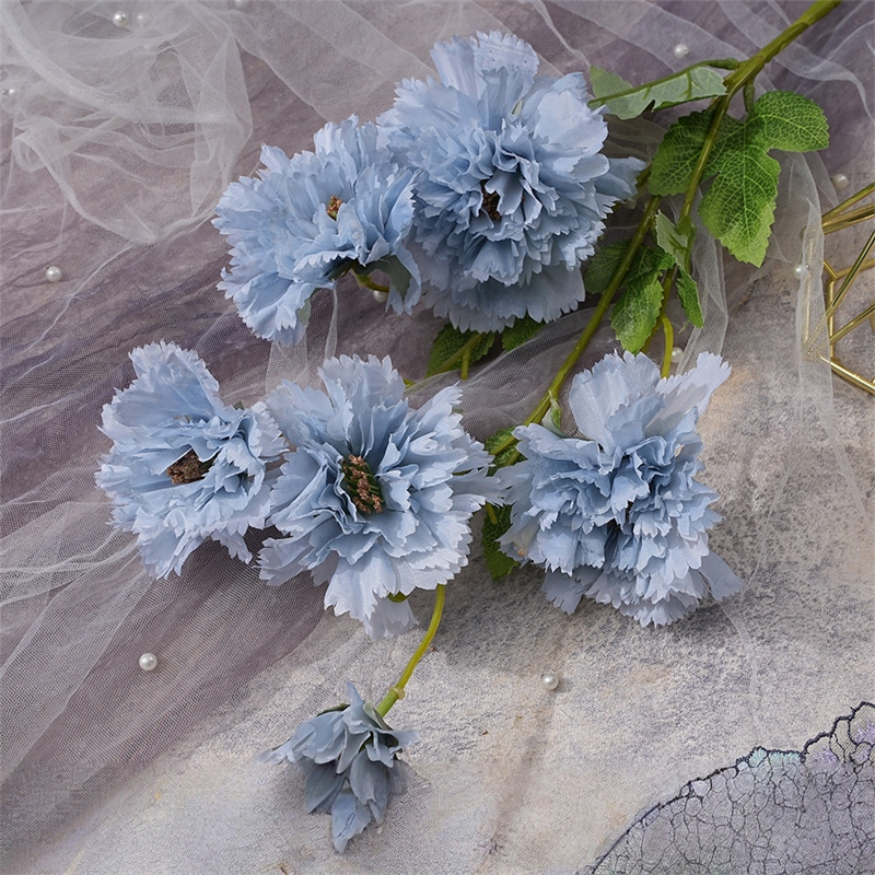 #48 Materiales Florales Serie Azul Polvoriento