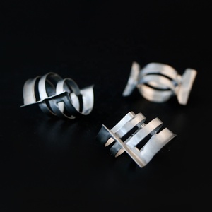 Anneaux conjugués en acier inoxydable 304 de 25 mm, 38 mm, 50 mm, 76 mm pour remplisseurs de tours chimiques, haute pureté, certifiés ISO9001, transfert de masse - Product Image 5