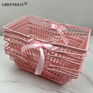 Kotak penyimpanan kuku Mini seni besi merah muda, 3 gaya Display alat peraga foto kreatif lucu ornamen kotak penyimpanan kuku - Product Image 6