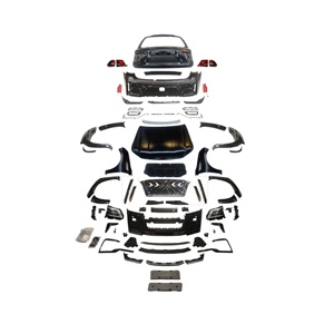 Kit de carrocería black hawk edition, Incluye rejilla de parachoques delantero y trasero, PP ABS, guardabarros para <span class=keywords><strong>Nissan</strong></span> Patrol Y62 2021, 2020 - Product Image 1