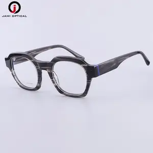 Marco óptico de acetato 100% hecho a mano, gafas Vintage de tamaño pequeño, gafas ópticas para hombres y mujeres, gafas de acetato