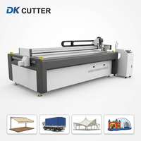 Máquina de Corte de Membrana de PVC CNC de Gran Formato con Sistema de Alimentación y Software de Anidamiento para Techos Retráctiles, Pérgolas y Toldos