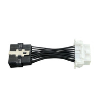 Cable de extensión OBD2, arnés de cables, Cable DE DATOS automotriz con un par de dos machos y hembras, Cable de servicio postventa