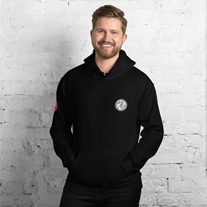 Felpa con Cappuccio Unisex Pesante con Zip, Ricamo 3D e Design Stampato - Product Image 1