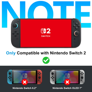 Protection d'écran en verre trempé 9H pour console Nintendo Switch 2, film protecteur transparent en verre trempé - Product Image 3