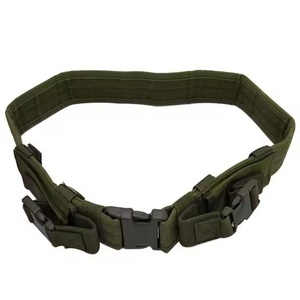 Ceinture tactique avec pochettes pour chargeurs et lampe torche, en nylon réglable, pour usage tactique extérieur, design unisexe - Product Image 4