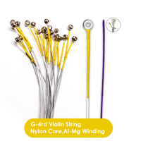 NAOMI – cordes de violon en Nylon V138 E A D G pour cordes de violon de taille 4/4 à 3/4, cordon en Nylon à noyau al-mg