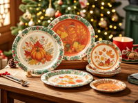 Assiettes en papier jetables et plats en papier, assiettes à gâteau rondes en papier