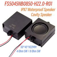 Altavoz multimedia cerrado de rango completo 4R5W 50*45MM 8 ohmios 5 vatios con marco cuadrado 500Hz 5045 para equipos inteligentes