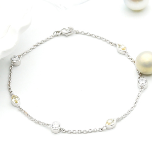 Sofisticada Pulsera de Oro Sólido de 9K/14K/18K con Múltiples Piedras Preciosas y Diamantes de Laboratorio de Colores para un Lujo Diario - Product Image 6