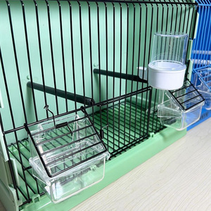 Gabbia Rotonda di Lusso in Bambù da Esposizione 36*17*30cm Nuovo Design per Allevamento Uccelli Pappagalli e Canarini - Product Image 5