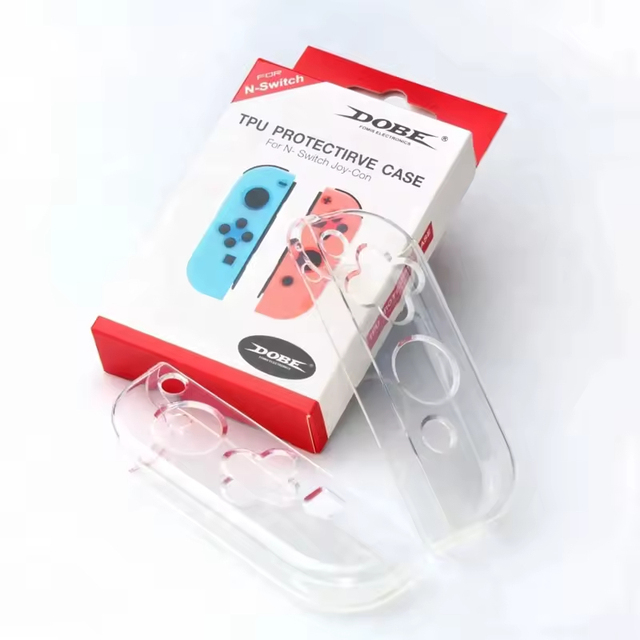 Crystal Clear Soft TPU Case for Nintendo Switch Joy-Cons - Ultra-Thin Soft Protective Skin Joy-Con Protection Cover