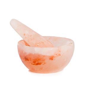 Mortero y Maja de Sal del Himalaya, Tallados a Mano, de Alta Calidad, Artesanía Natural para Decoración del Hogar y la Cocina - Product Image 5