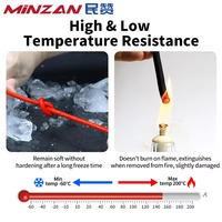 Cable de Silicona Multifilar Resistente a Altas Temperaturas, Libre de Halógenos, 1mm 6mm2, Extra Suave, 2 3 4 5 Núcleos, Cable Eléctrico de Silicona
