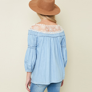 Tops Modernos para Chicas, con Hombros Descubiertos y Encaje, para Fiestas, Aliexpress China - Product Image 2