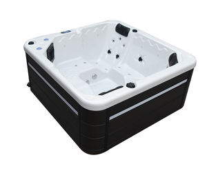 Baignoire carrée de luxe à hydromassage avec fonction de massage, bain à remous extérieur pour la détente à domicile et dans le jardin - Product Image 2