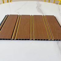 Panneaux muraux en gros Great Wall : Panneaux ignifuges et résistants à l'humidité, panneaux muraux en marbre, panneaux muraux en bois cannelé argenté, panneaux muraux en WPC pour intérieur.