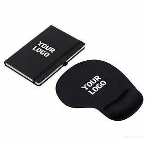 Wholesale Promo Gift A6 PU Leather Hardcover Notebook with Logo Customizable 80 <b>Sheets</b> 160 Pages Office Business Notebook - Product Image 1