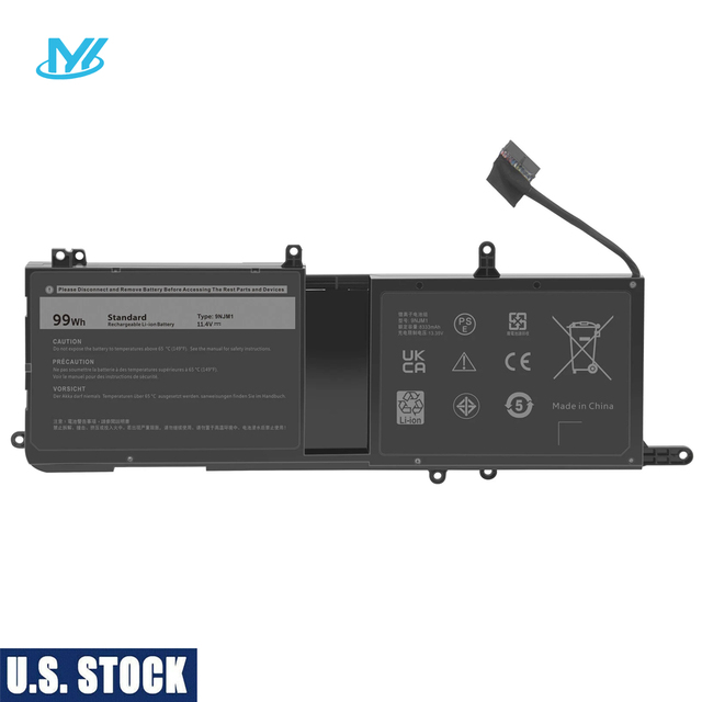 USA in Stock MYiYAE 11.4V 99WH 9NJM1 Laptop Battery for Dell P31E P69F Series Alienware 15 R3 R4 17 R4 R5 Series ALW17C