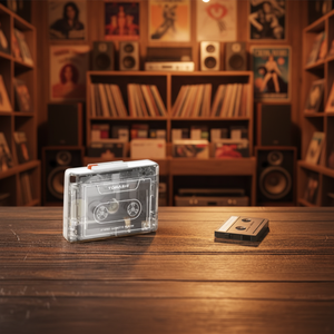 Productos de Venta Caliente a Nivel Mundial, Nuevo Reproductor de Casetes Portátil Estéreo Personalizado con Batería de Litio, Walkman Transparente con Bluetooth y Clip para Cinturón - Product Image 1