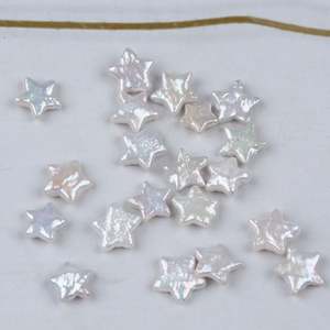 Perles en forme d'étoile à bas <span class=keywords><strong>prix</strong></span> en gros, perles baroques d'eau douce de 10-12 mm, perles baroques pour la fabrication de bijoux - Product Image 1