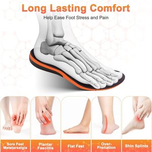 Nhà Máy Bán buôn dụng cụ chỉnh hình thoải mái hấp thụ sốc Đệm gel giày lót chân phẳng đế EVA vòm hỗ trợ giày lót - Product Image 5