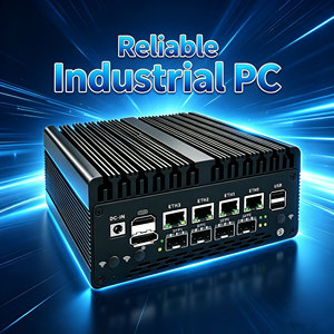 Mini PC Industrial H14 8505 4L <span class=keywords><strong>4</strong></span> 10G 10Gbe Tipo C USB con Consola SIM, Servidor, Caja ITX, Expansión, Sin Ventilador, SFP, DDR5 - Product Image 1