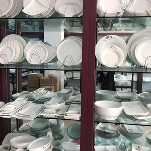 Giá sỉ đĩa sứ trắng cao cấp, đĩa gốm sứ chất lượng cao, đĩa ăn tùy chỉnh, bát đĩa, bộ đồ ăn cưới - Product Image 2