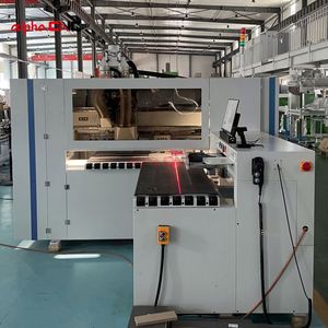 Máquina de perforación CNC de alta precisión Alpha para madera de seis lados, máquinas de perforación CNC de seis lados para muebles con doble estación - Product Image 3