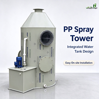 Laveur à tour de pulvérisation PP multi-scènes pour les gaz résiduels d'impression, de peinture et de produits chimiques