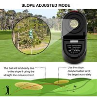 Télémètre laser portatif avec grossissement 6X et écran LCD pour la chasse ou le golf