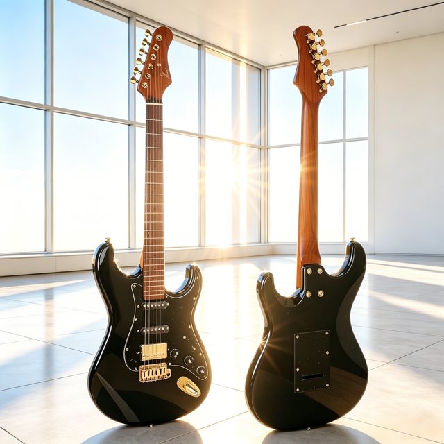 China Custom Electric Guitars Musical Instruments Lead Guitar 6 String ST Electric Guitar for Professional