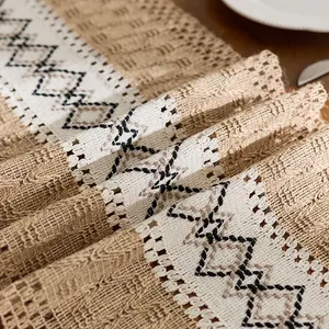 1 pz Runner da Tavolino Stile Boho, Decorazione Rustica per la Casa in Stile Rustico per Soggiorno, Runner Intrecciato per Comò - Product Image 5