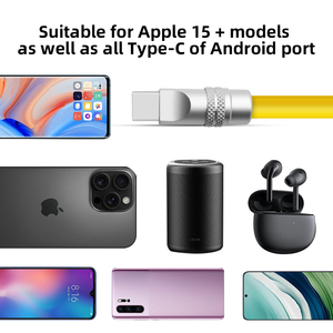 สายชาร์จเร็ว66W USB <span class=keywords><strong>C</strong></span> TO USB <span class=keywords><strong>C</strong></span> สายดาต้ายืด1M 2M 3M กำหนดเองได้ <span class=keywords><strong>Big</strong></span> OD สำหรับ Android <span class=keywords><strong>iPhone</strong></span> 15 - Product Image 3