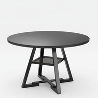 Table à manger carrée en bois pour cuisine, restaurant, café, salle à manger